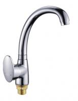 купить Смеситель для кухни 1-X с высок. изл.(гайка) 40мм  P4012 по оптовой цене NIKHI