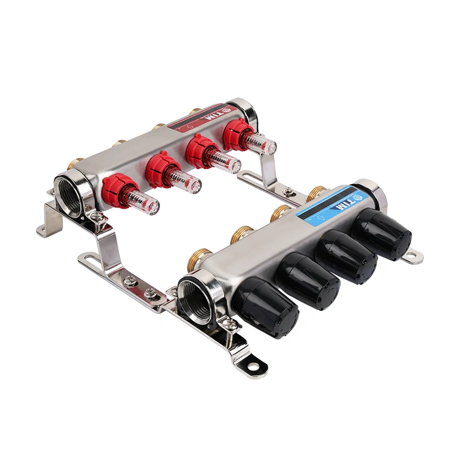 купить Коллекторная группа упрощеный вариант "КВАДРАТ", из нержавеющей стали, 1", 8 ходов по оптовой цене NIKHI 