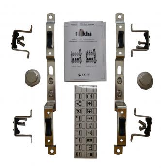 купить Коллектор стальной для отопления c расходомерами на 13 контуров HSW2013 по оптовой цене NIKHI 