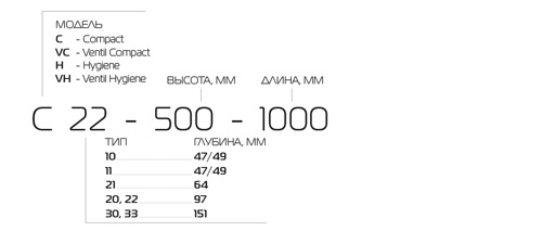 купить Стальной панельный радиатор STI VC 22-500-1000 по оптовой цене NIKHI 