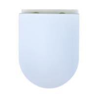 Унитаз подвесной K49, безободковый, сиденье ДП, крепления | EVA GOLD