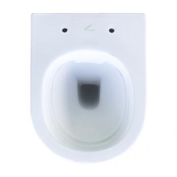 купить Унитаз подвесной K49, безободковый, сиденье ДП, крепления | EVA GOLD по оптовой цене NIKHI 