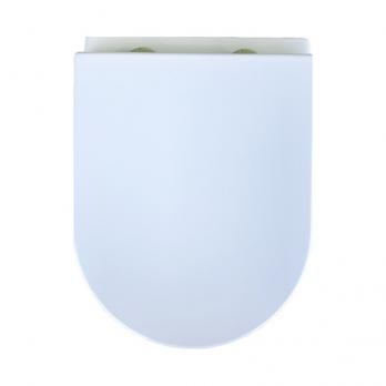 купить Унитаз подвесной K49, безободковый, сиденье ДП, крепления | EVA GOLD по оптовой цене NIKHI 