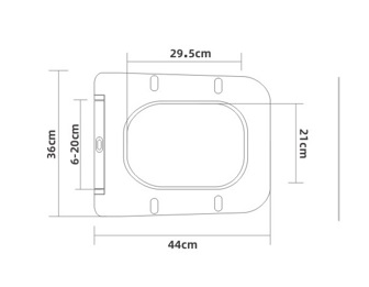 купить Сиденье ДП с доводчиком для унитаза SM9616 (подходит к SM9615, SM9608) | EVA GOLD по оптовой цене NIKHI 