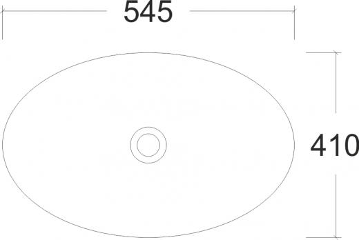 купить Умывальник накладной A606CDGM зеленый матовый овальный (545*410*140 мм) | EVA GOLD по оптовой цене NIKHI 