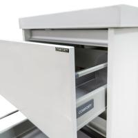 COMFORTY. Тумба-умывальник "Дублин-60" белый глянец с раковиной COMFORTY 8056