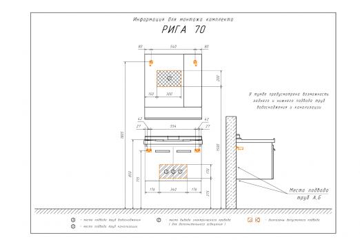 купить COMFORTY. Зеркало-шкаф "Рига-70" дуб сонома по оптовой цене NIKHI 