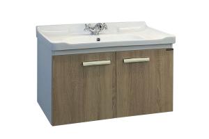 купить COMFORTY. Тумба-умывальник "Рига-80" дуб сонома с раковиной COMFORTY 9335-80 по оптовой цене NIKHI