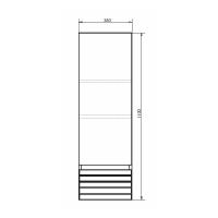 Шкаф-колонна Comforty Страсбург-35 дуб дымчатый