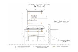 Зеркало-шкаф Comforty Варна-90 дуб сонома