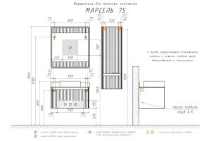 Шкаф-колонна Comforty Марсель-40 белая матовая