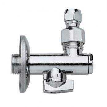 купить Кран шаровой с фильтром с шарнирным соединением для смесителя с трубками  10*1/2 по оптовой цене NIKHI 