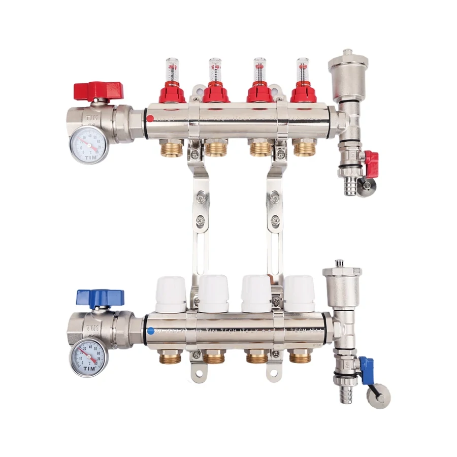 купить Коллекторная группа 1", 6 вых, латунный корпус по оптовой цене NIKHI 