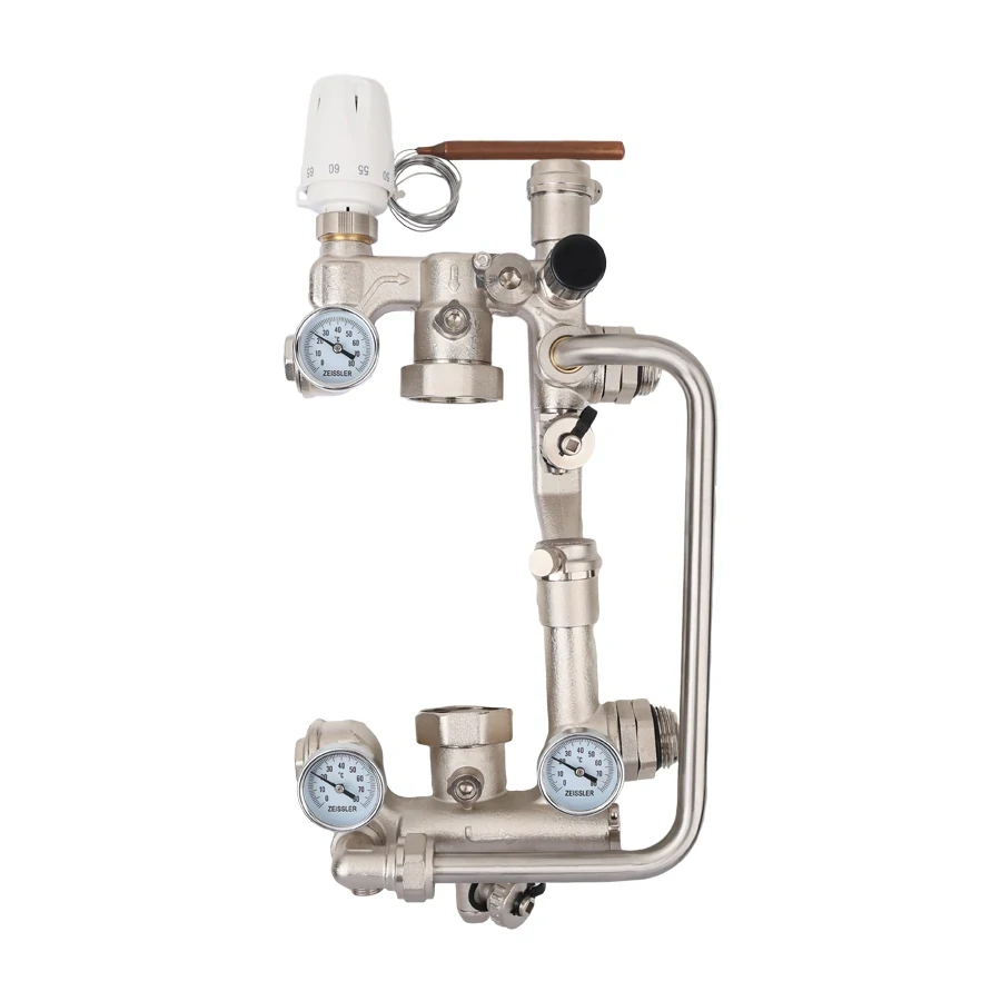 купить Насосно-смесительный узел для систем напольного и рад. отопления. под насос 180мм по оптовой цене NIKHI