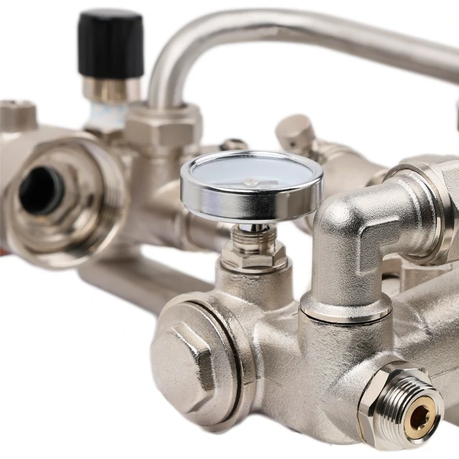 купить Насосно-смесительный узел для систем напольного и рад. отопления. под насос 180мм по оптовой цене NIKHI 