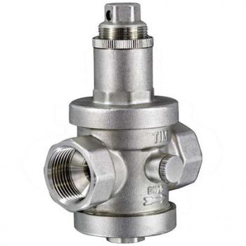 купить Редуктор давления 1" под манометр (горизонтальное подключение) по оптовой цене NIKHI 